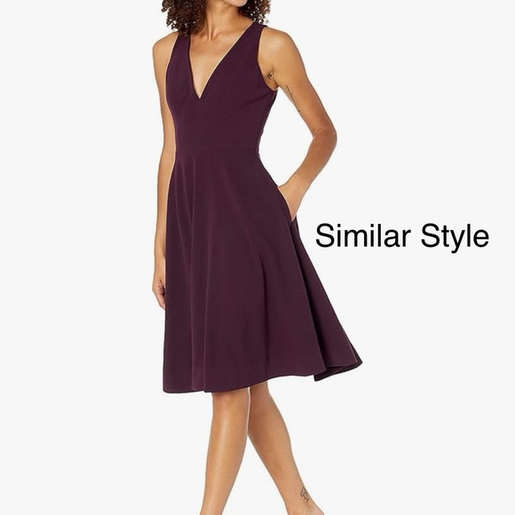 Ann Taylor LOFT plum Women's Dress - Picture 8 of 8